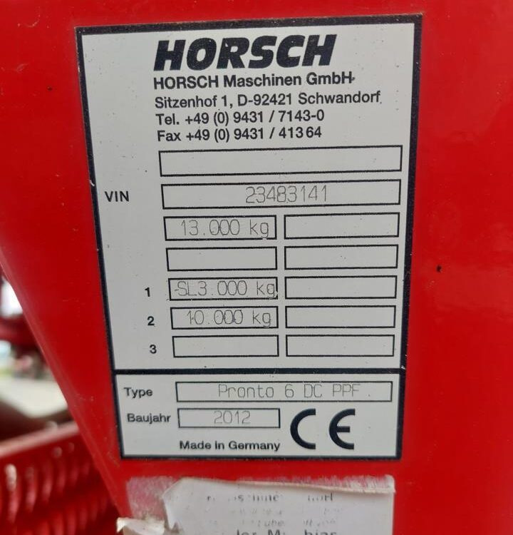 Combine seed drill Horsch Pronto 6 DC PPF: picture 15