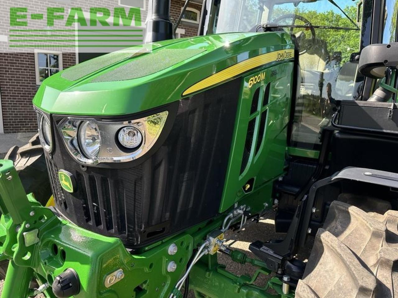 Farm tractor John Deere 6100m auto quad+kruip+fronthef: picture 19