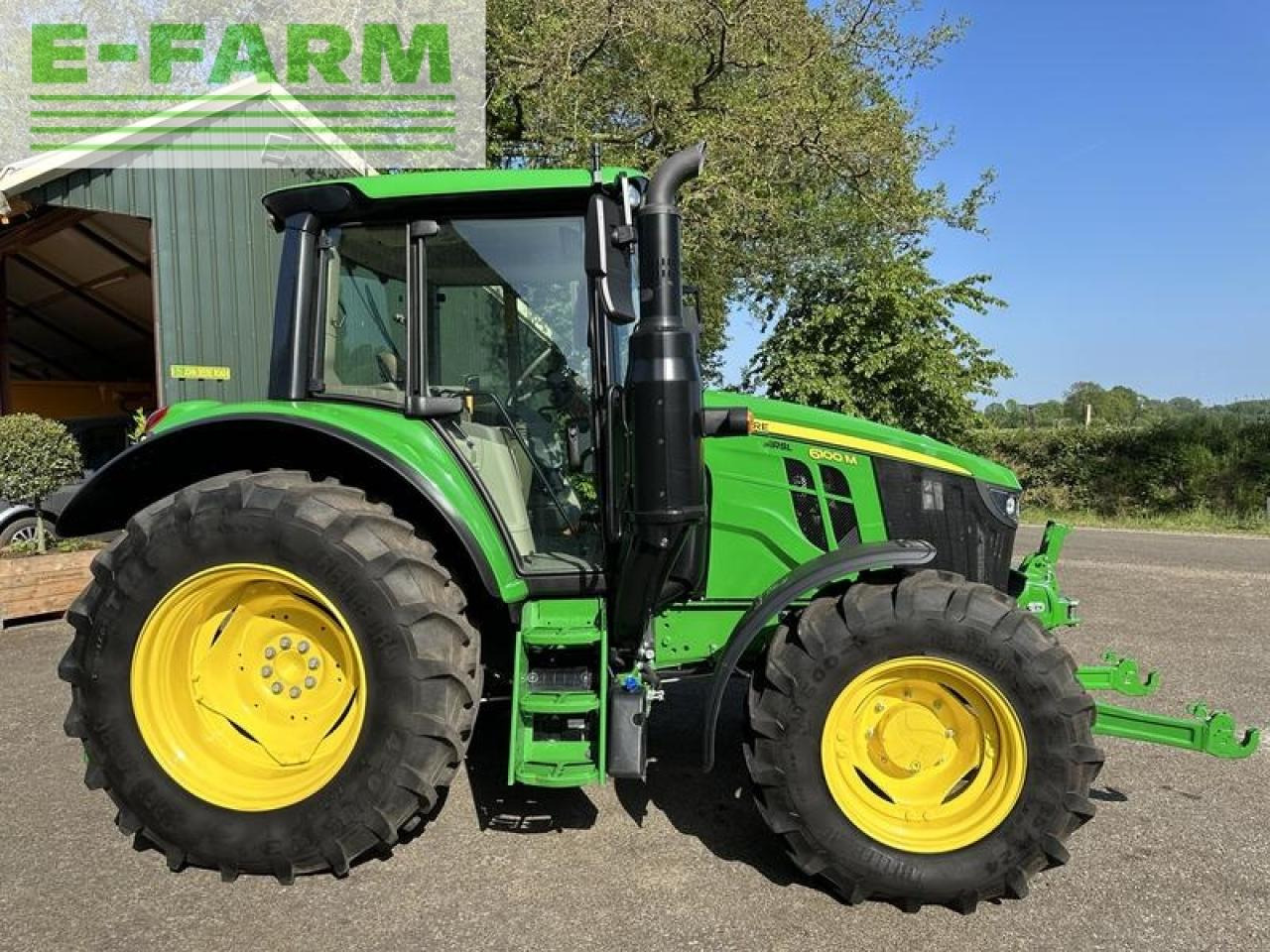 Farm tractor John Deere 6100m auto quad+kruip+fronthef: picture 10