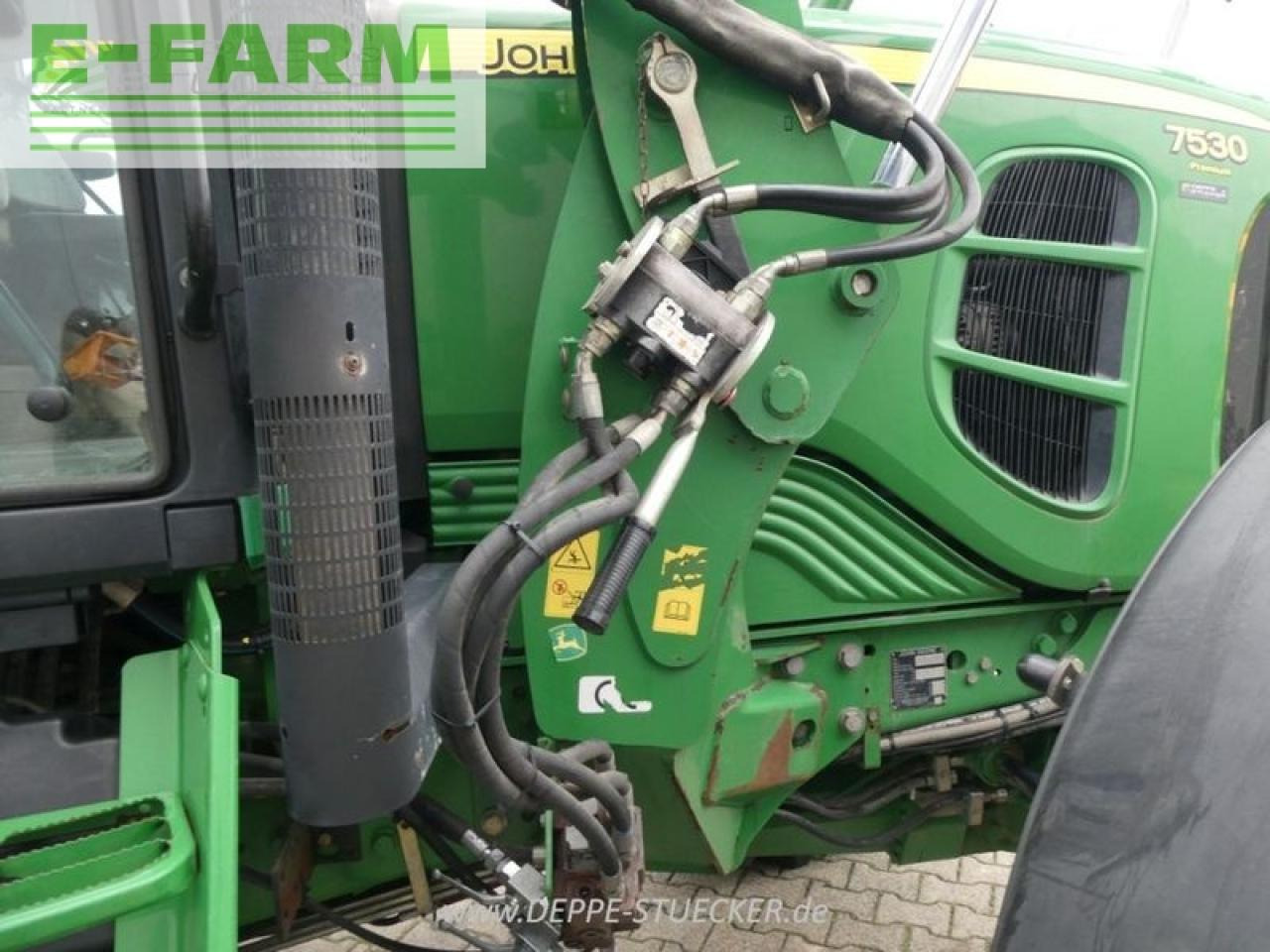 Farm tractor John Deere 7530 premium inkl. 751 frontlader: picture 17