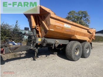 Farm tipping trailer/ Dumper Krampe t24 halfpipe baumulde: picture 4