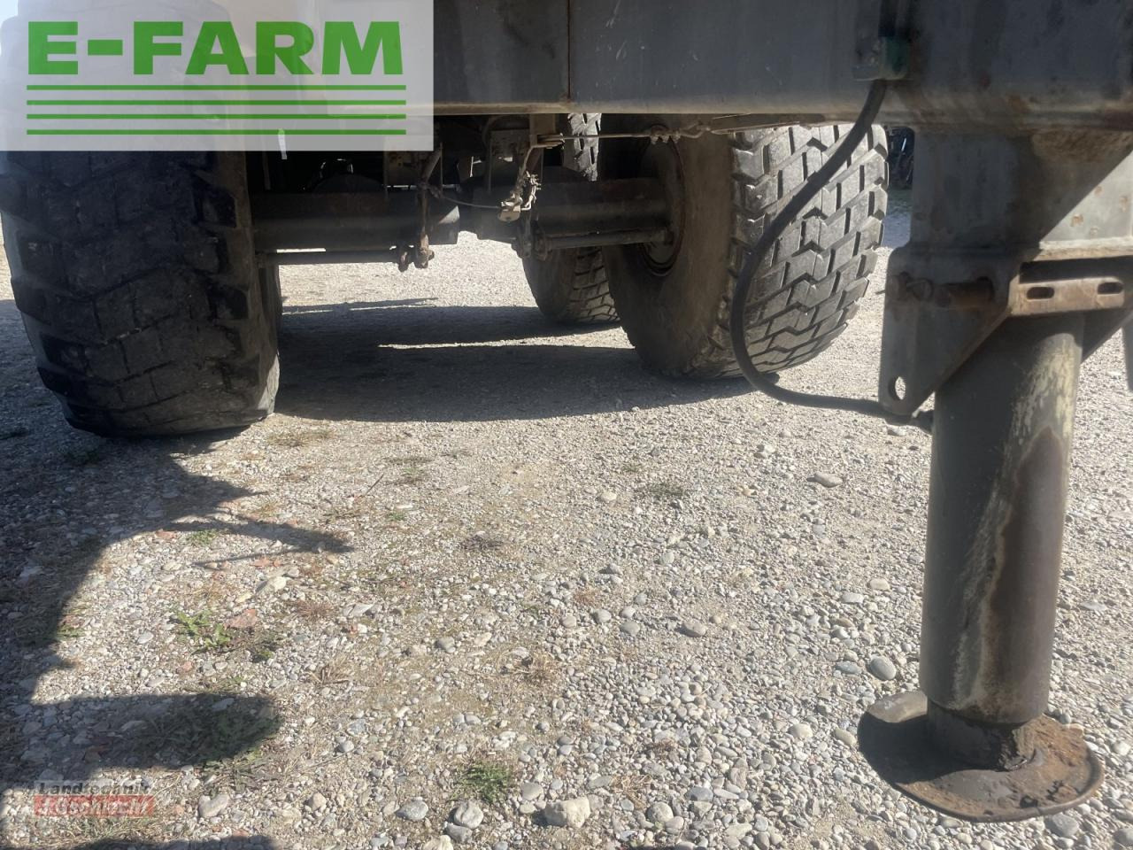 Farm tipping trailer/ Dumper Krampe t24 halfpipe baumulde: picture 11