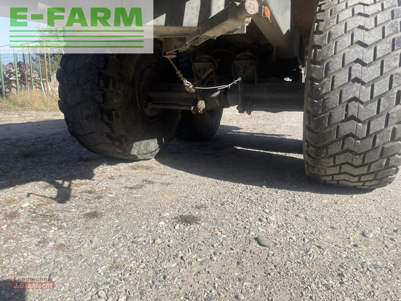 Farm tipping trailer/ Dumper Krampe t24 halfpipe baumulde: picture 6