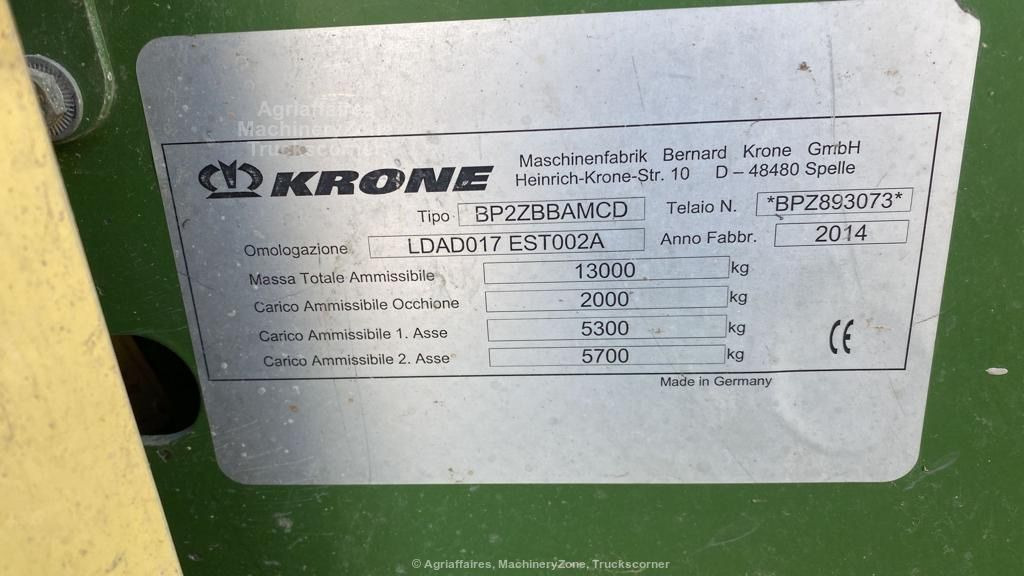 Krone 1290 HDP XC on lease Krone 1290 HDP XC: picture 10
