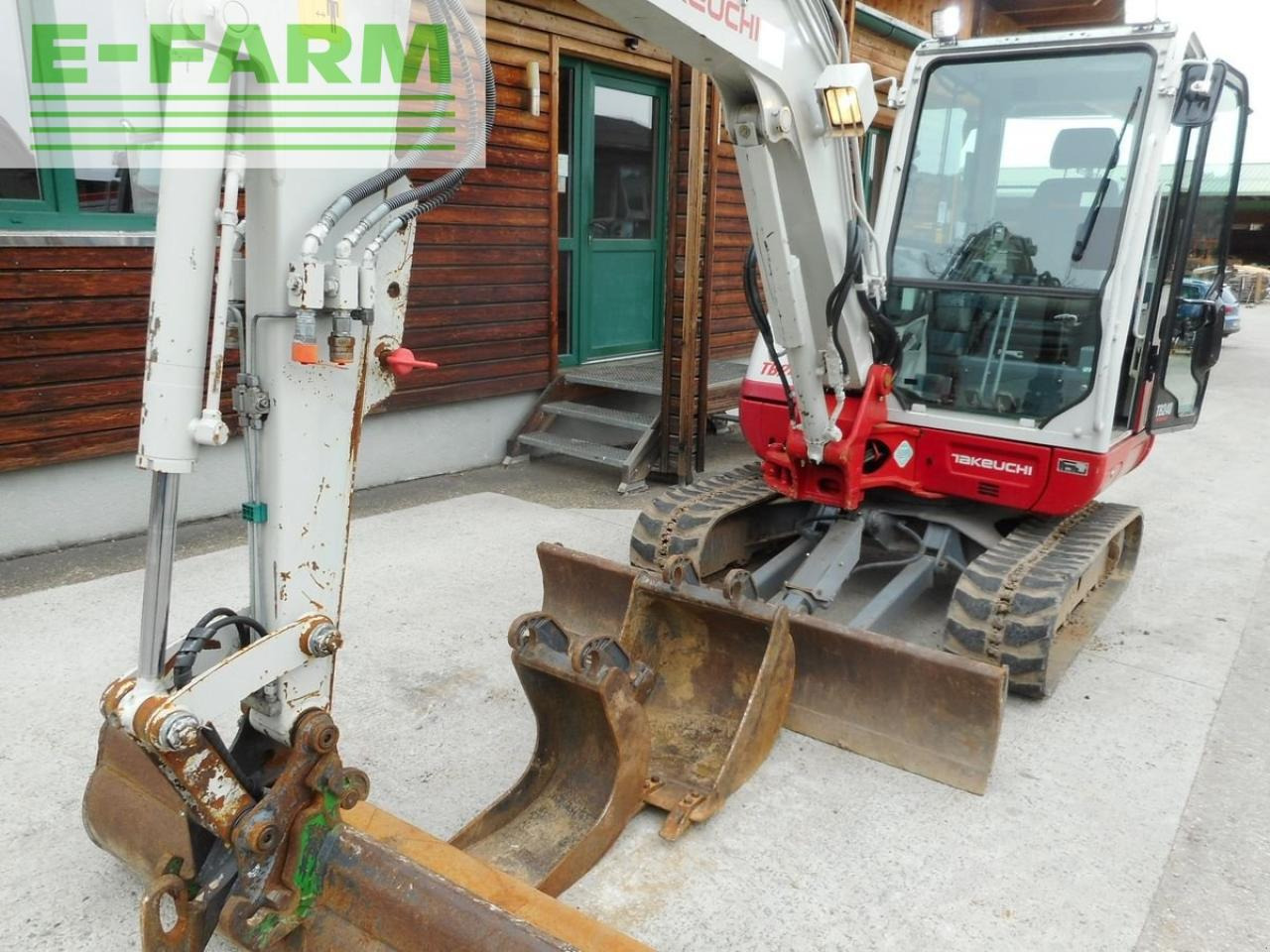Farm tractor Takeuchi tb 240 ( 4.015kg ) hydr. sw + alle leitungen + 3: picture 11