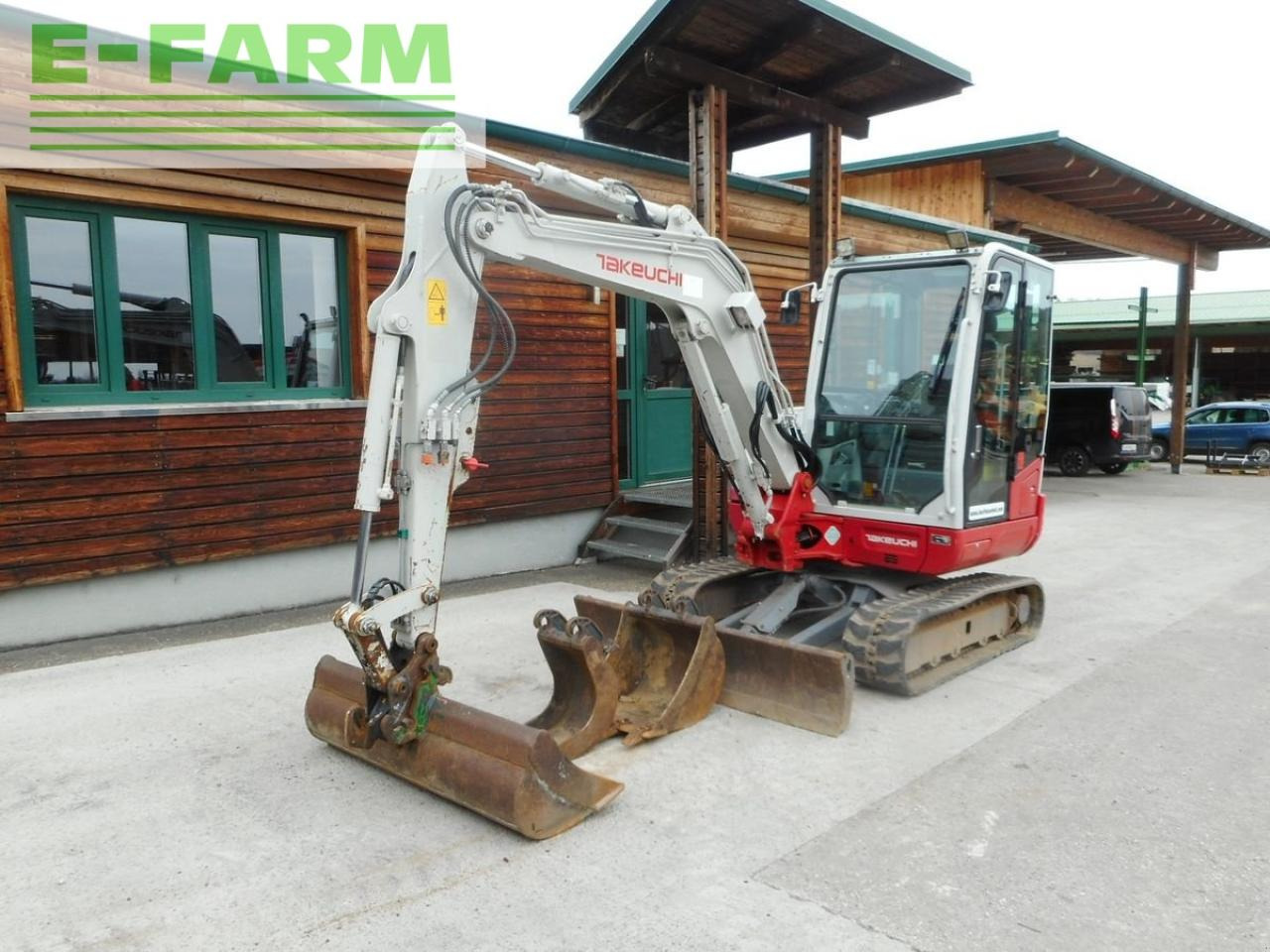 Farm tractor Takeuchi tb 240 ( 4.015kg ) hydr. sw + alle leitungen + 3: picture 2