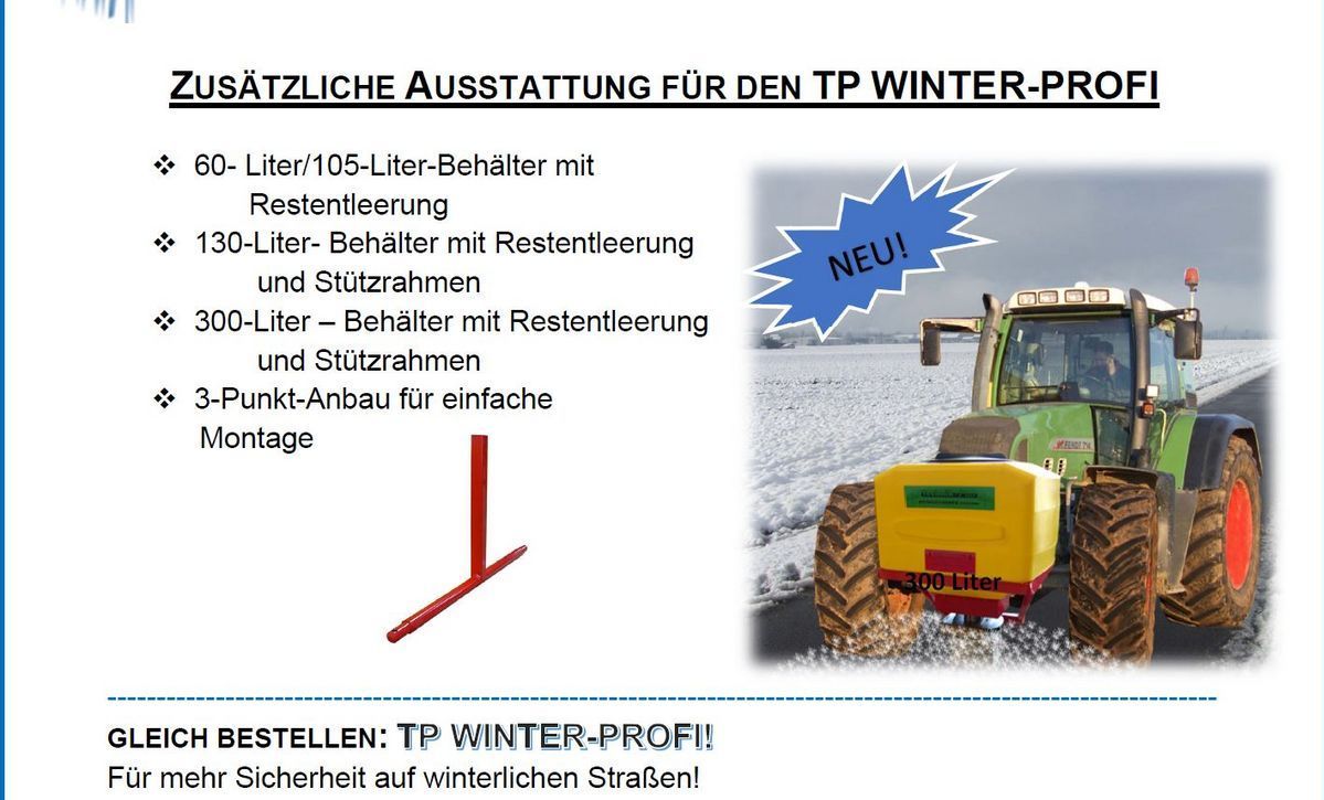 New Sand/ Salt spreader for Municipal/ Special vehicle AKTION-Salz und Splitstreuer Winterprofi 12 Volt: picture 12