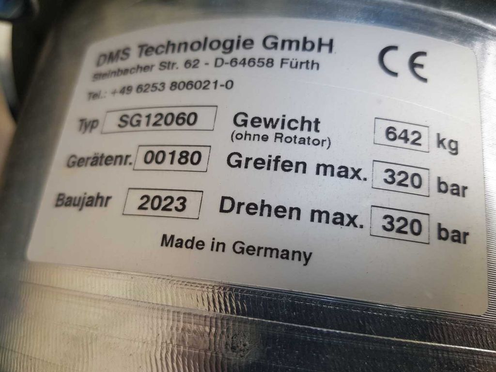 New Grapple for Construction machinery DMS SG12060 Grabgreifer Sortiergreifer - NEU: picture 10