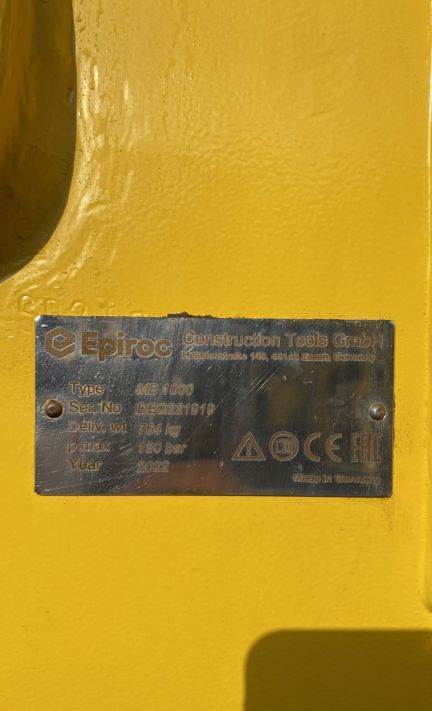 New Hydraulic hammer for Construction machinery Epiroc MB1000: picture 5