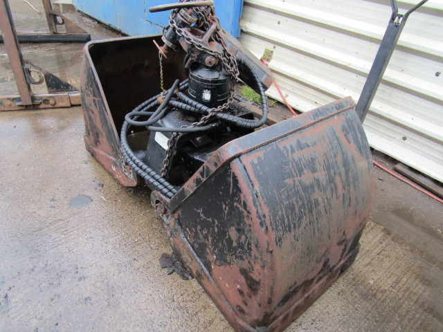 Clamshell bucket for Construction machinery GRAB BUCKET 350 LTR WITH KINSHOFFER ROTATOR: picture 2