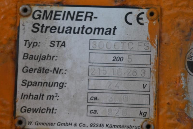Sand/ Salt spreader for Municipal/ Special vehicle Gmeiner Streuer-Winterdienst Feuchtsalz: picture 6