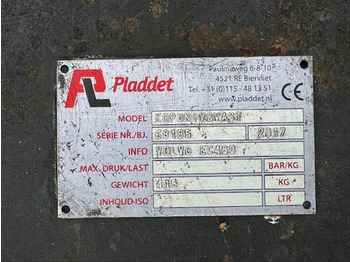 Quick coupler Pladdet Adapterplate pin 80: picture 4