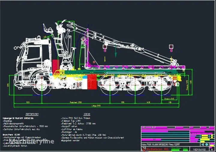 Loader crane for Truck Volvo FH HDS Penz 12ZRT 9.7m: picture 6