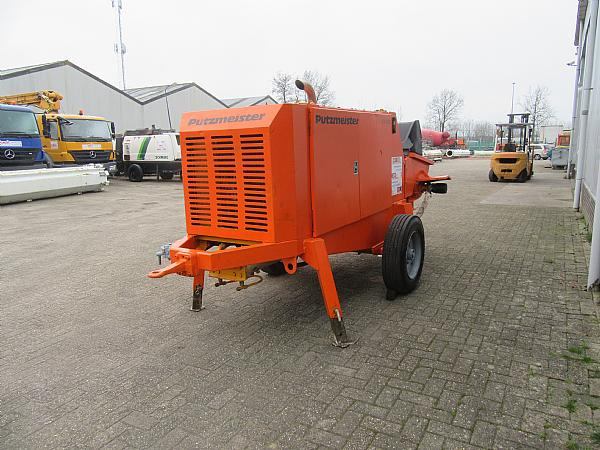 Stationary concrete pump 2014 PUTZMEISTER  BSA1005 DC  trailer mounted.: picture 4
