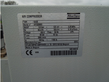 Air compressor Atlas Copco GA30: picture 3