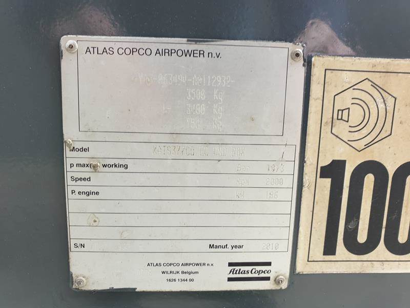 Air compressor Atlas-Copco XATS 377 CD - N: picture 18