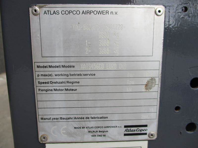Air compressor Atlas-Copco XATS 456 CD - N: picture 14