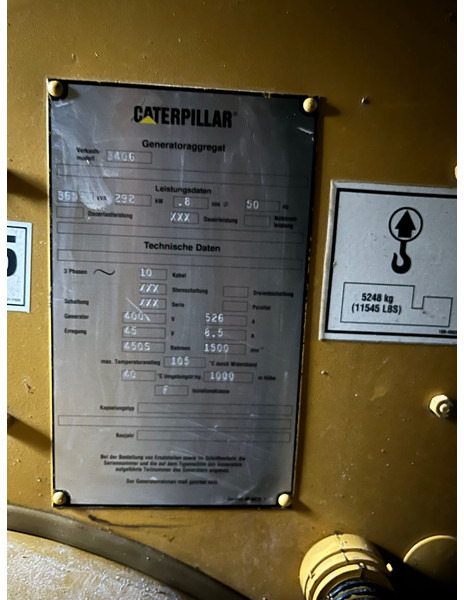 Generator set Caterpillar 3406 365 kVA: picture 9