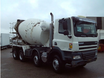 Concrete mixer truck DAF CF 85.410 + manual + 9 m3 + liebherr + 8x4: picture 2