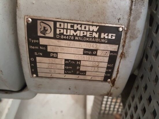 Water pump Dickow HZA H1043: picture 4