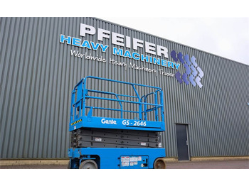 Scissor lift Genie GS2646 Electric, Working Height 9.80m, Capacity 45: picture 1