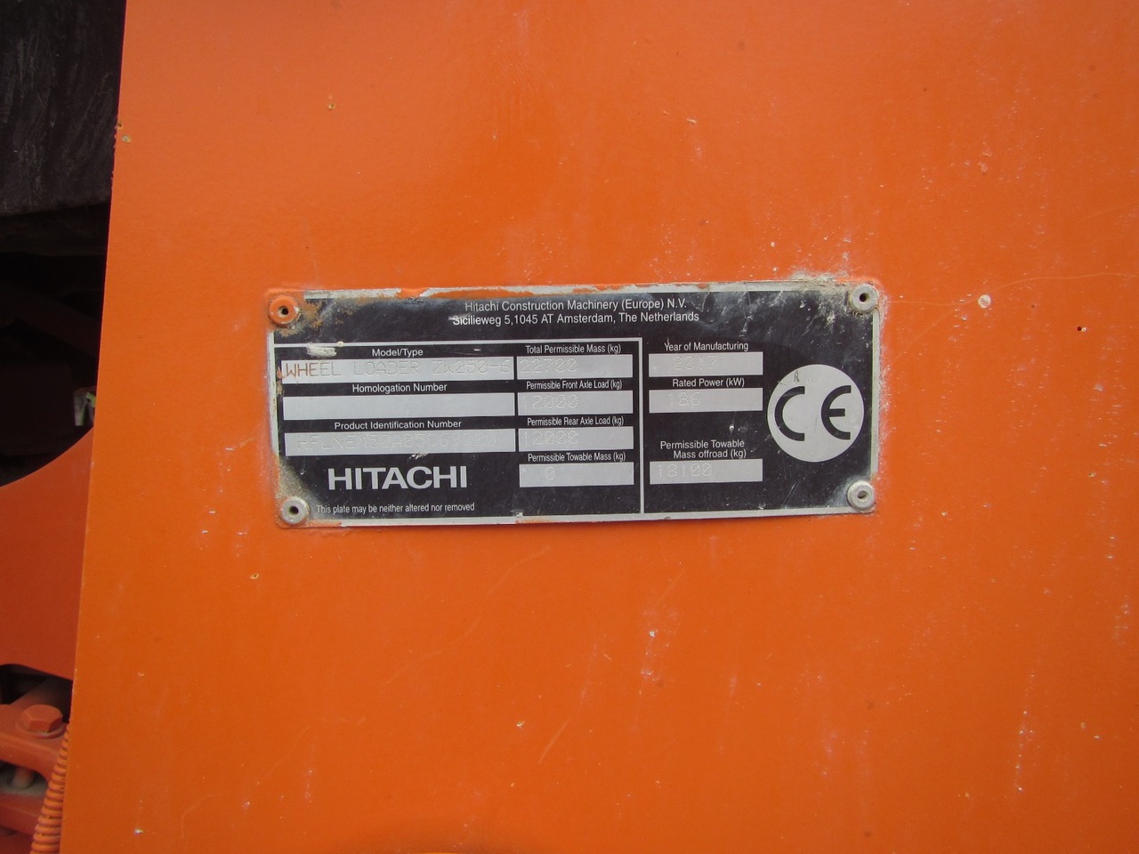 Wheel loader HITACHI ZW 250: picture 7