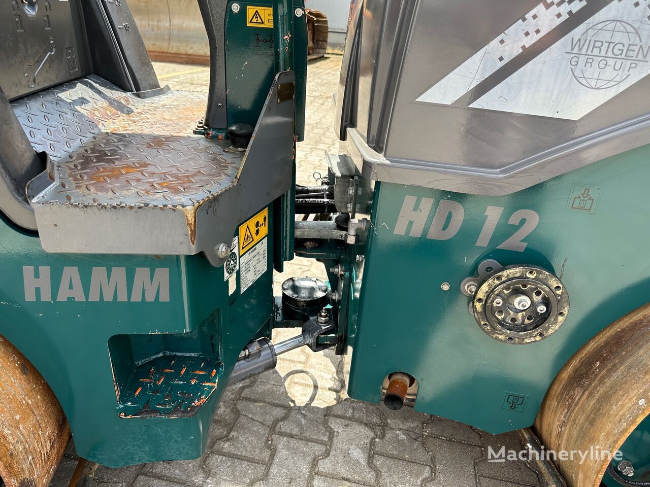 Mini roller Hamm HD12 VV Tandemwalze Dach Kantenschneiderad: picture 12