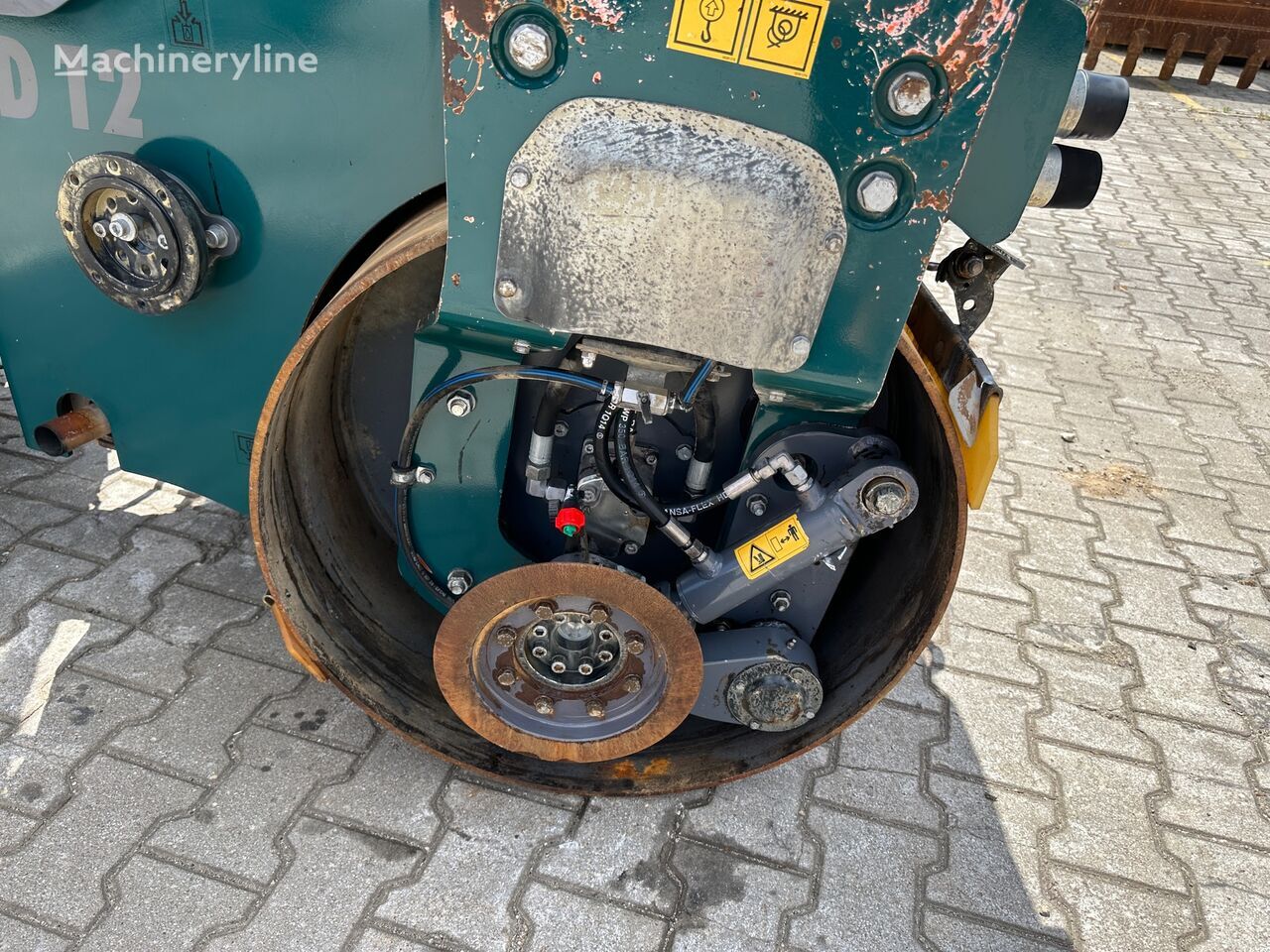 Mini roller Hamm HD12 VV Tandemwalze Dach Kantenschneiderad: picture 10