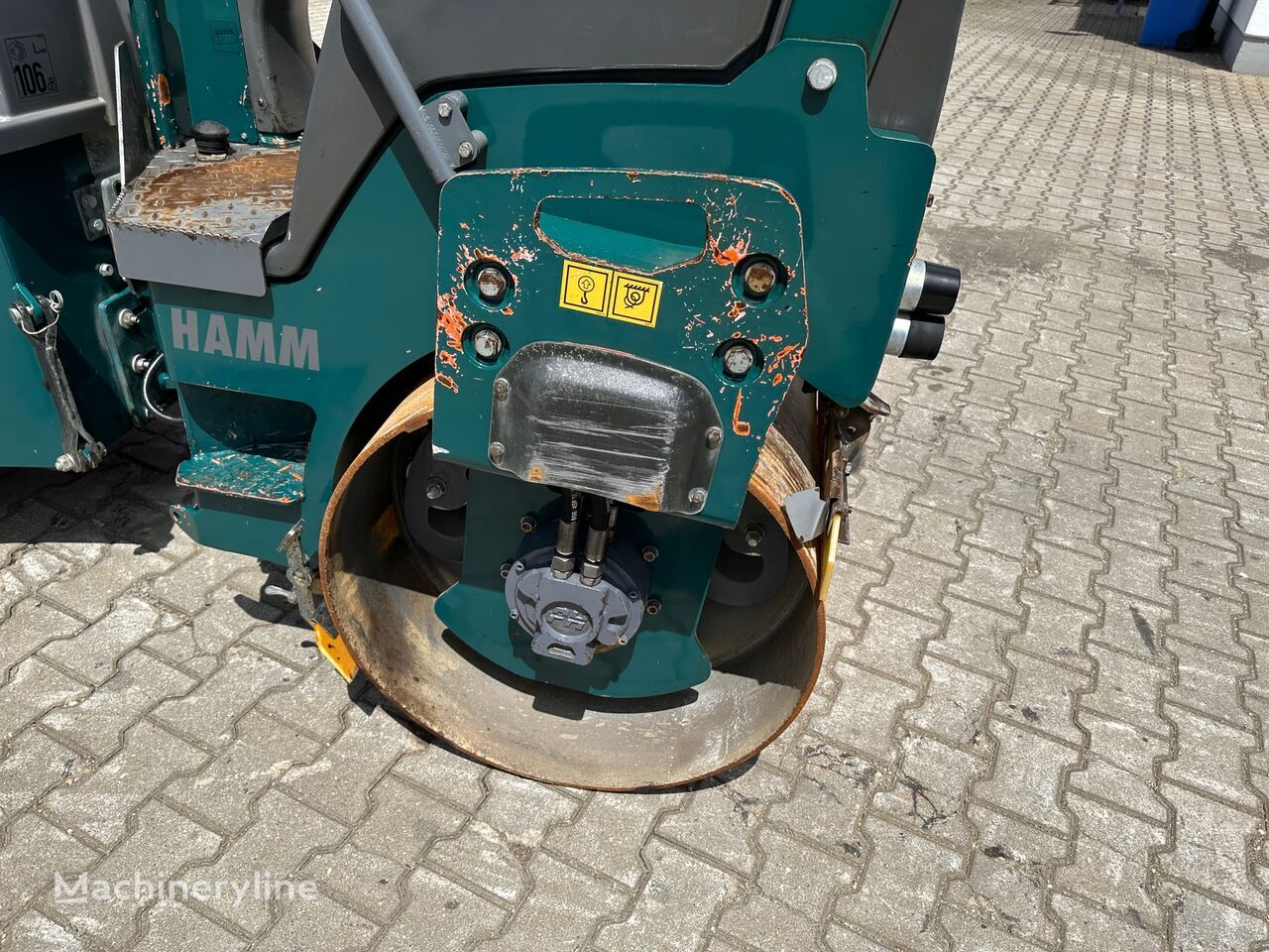 Mini roller Hamm HD12 VV Tandemwalze Dach Kantenschneiderad: picture 7