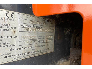 Mini excavator Hitachi ZX26 U-6: picture 4