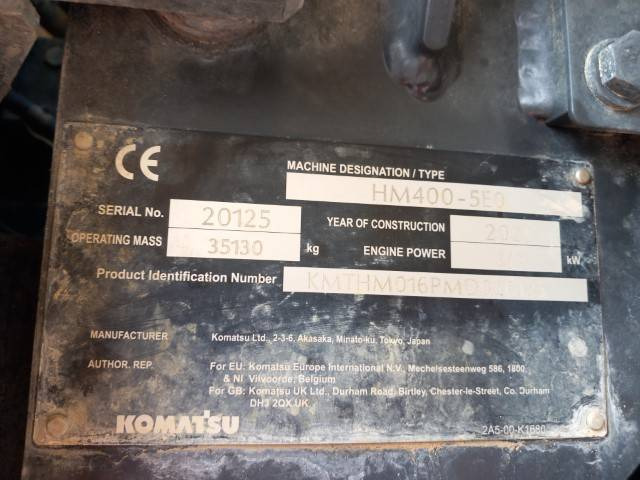 Articulated dumper Komatsu HM400-5: picture 2