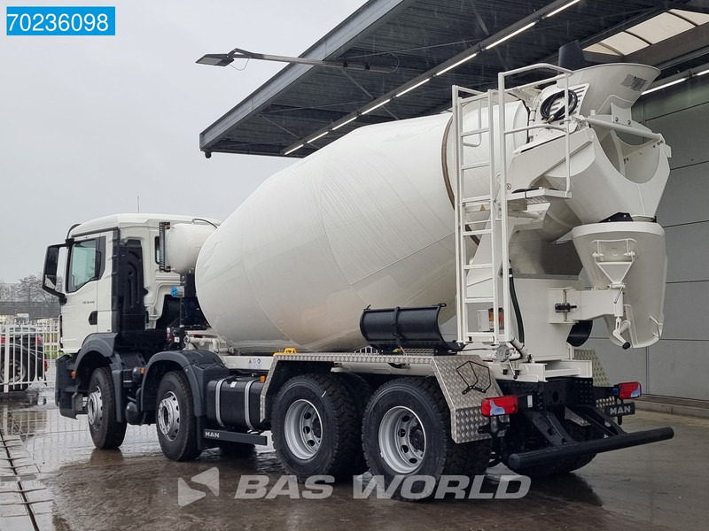 New Concrete mixer truck MAN TGS 32.440 8X4 NEW 9m3 Mixer Euro 6: picture 3