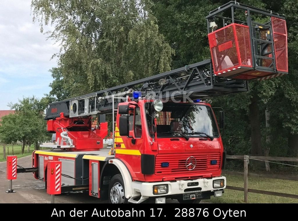 Truck mounted aerial platform Mercedes-Benz 1422F Feuerwehr Drehleiter METZ DLK 23/12 PLCII: picture 3