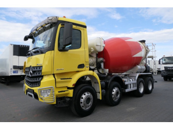 Concrete mixer truck Mercedes-Benz AROCS 3240 / GRUSZKA 9m3 / LIEBHERR / BETONOMIESZARKA EURO 6 /: picture 2