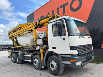 Concrete pump truck Mercedes-Benz Actros 3235 8x4 PUTZMEISTER PUMI 24 m / MIXER 7 m3: picture 3