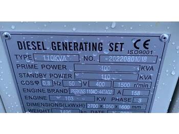 Generator set Perkins 1104C-44TA - 110 kVA Generator - DPX-19806: picture 5