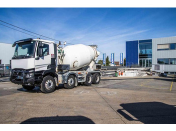 Concrete mixer truck Renault C430+THEAM 12M (belt/band/tapis): picture 3