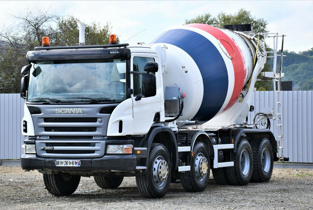 Concrete mixer truck Scania P360 Betonmischer * 8x4 * Top Zustand: picture 2