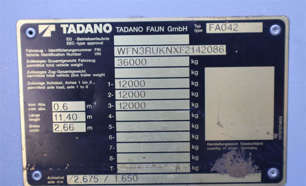 All terrain crane Tadano ATF50G-3 Dutch Registration, Valid inspection, *Gu: picture 6