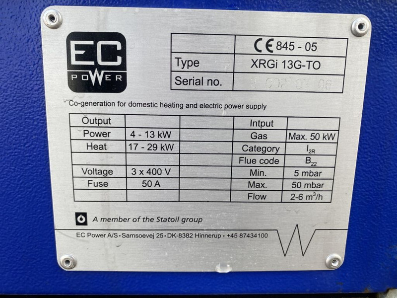 Generator set Toyota LPG Genset WKK EC Power XRGi 13G-TO Gas WKK 13 kW / 29 kW generatorset: picture 3