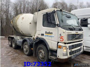Concrete mixer truck VOLVO FM12 380 - 8x4 - Full steel - 10m3 - Big Axles: picture 1