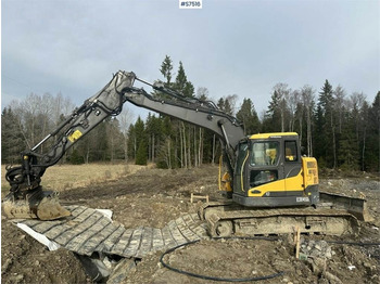 Crawler excavator Volvo ECR145DL Crawler excavator with rotor and buckets: picture 2