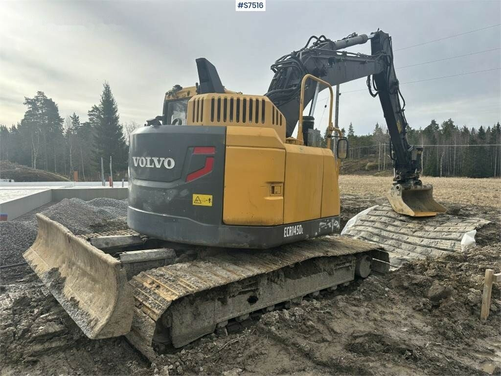 Crawler excavator Volvo ECR145DL Crawler excavator with rotor and buckets: picture 5