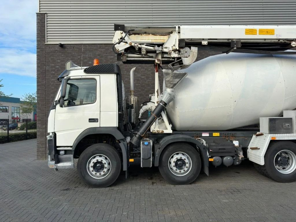 Concrete mixer truck Volvo FM 410 8X4 + STETTER 9 M3 MIXER/MISCHER + THEAM: picture 14