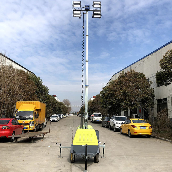XCMG Official 7m Super Bright LED Telescopic Diesel Generator Construction Mining Lighting Tower on lease XCMG Official 7m Super Bright LED Telescopic Diesel Generator Construction Mining Lighting Tower: picture 6