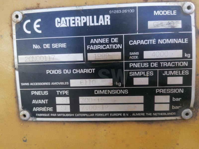 LPG forklift Caterpillar GPL40: picture 5