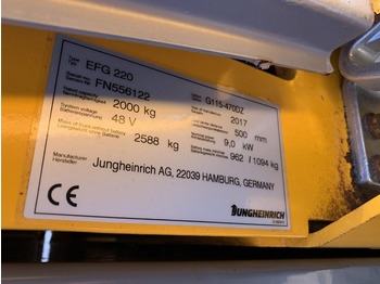 Electric forklift Jungheinrich EFG220: picture 4