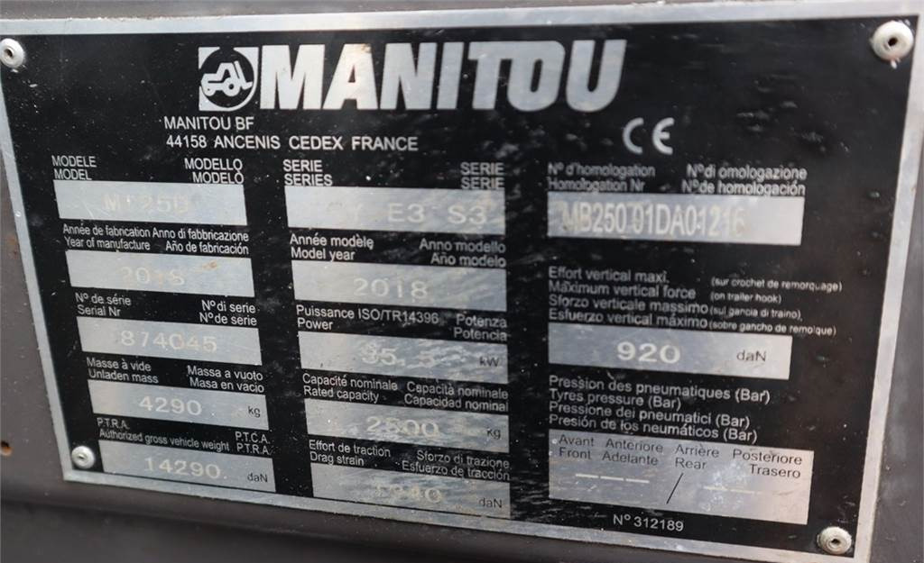 Diesel forklift Manitou MI25D Valid inspection, *Guarantee! Diesel, 4x2 Dr: picture 6