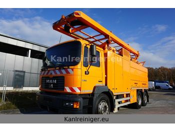 Vacuum truck MAN 26.414  Müller Canalmaster WA2: picture 1