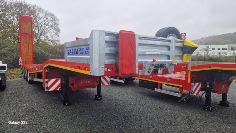 New Low loader semi-trailer Alim porte engins 3 essieux: picture 9